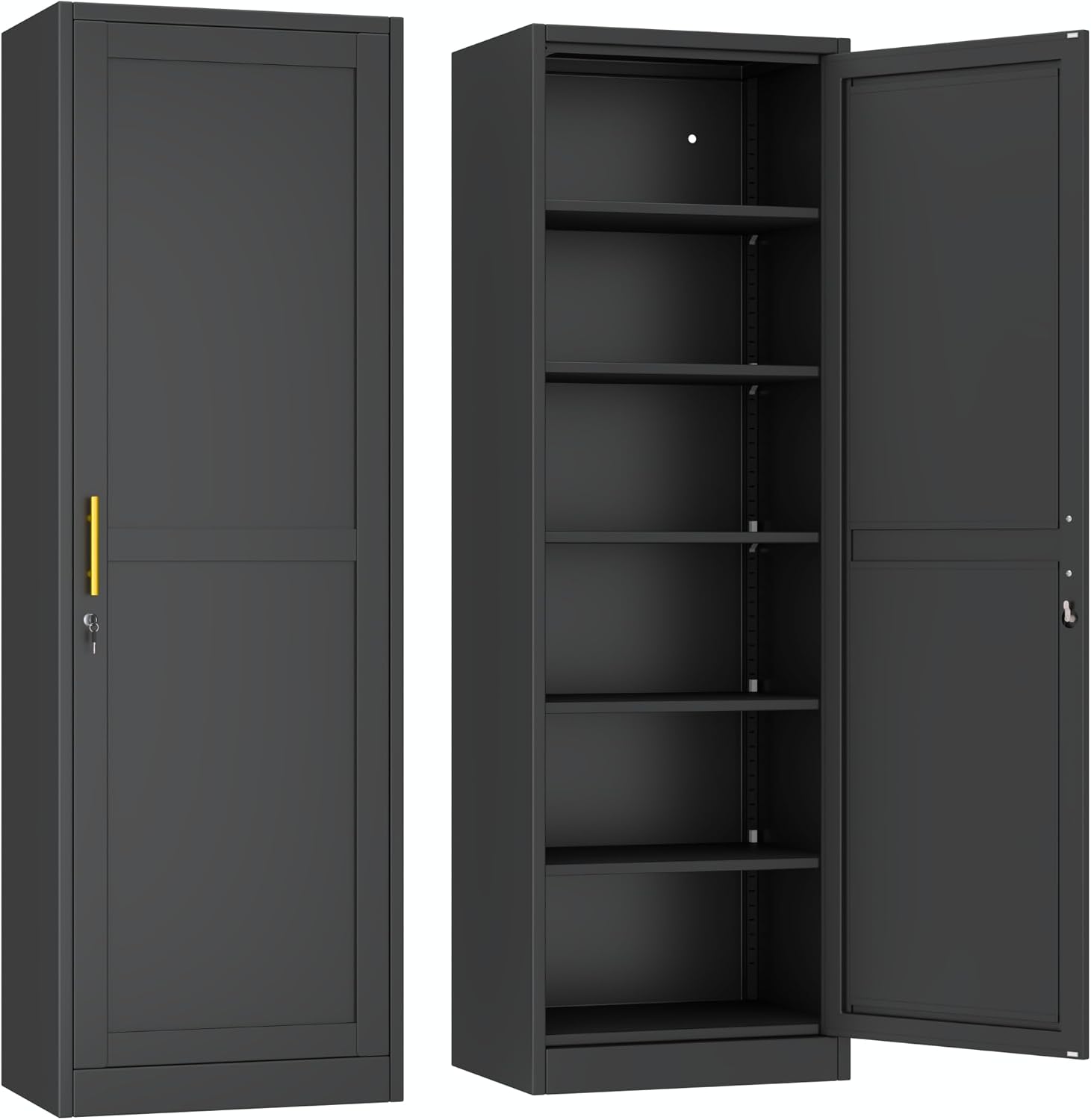 Locker Storage Metal - Loker penyimpanan logam ramping setinggi 67
