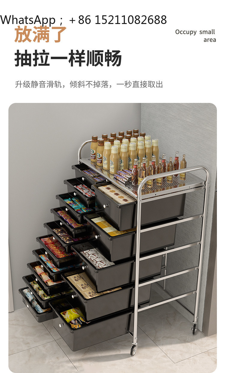 Locker Storage Metal - Lemari penyimpanan kosmetik SCY mobile chest