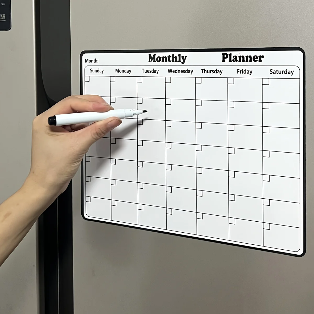 Kulkas Magnetik Kalender Pengh - Magnetic Whiteboard Calendar ulasan dan harga