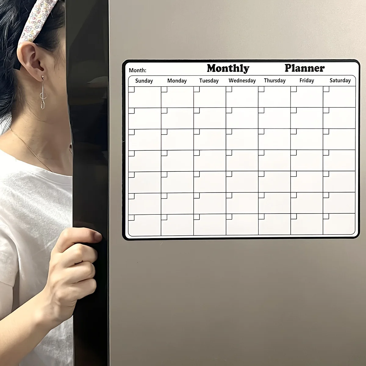 Kulkas Magnetik Kalender Pengh - Magnetic Whiteboard Calendar ulasan dan harga