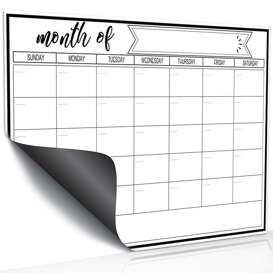 Stiker Papan Tulis Magnetik Ku - Magnetic Whiteboard Calendar ulasan dan harga