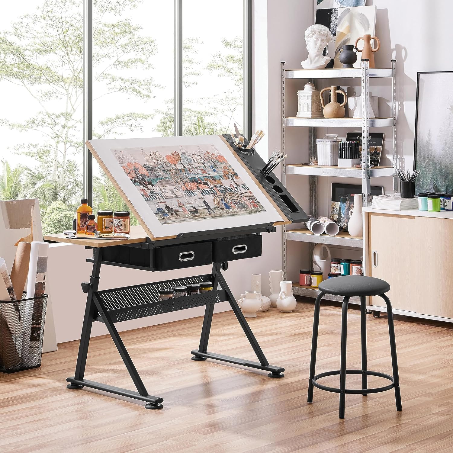 Meja Gambar yang Dapat Disesua - Office Furniture Set ulasan dan harga