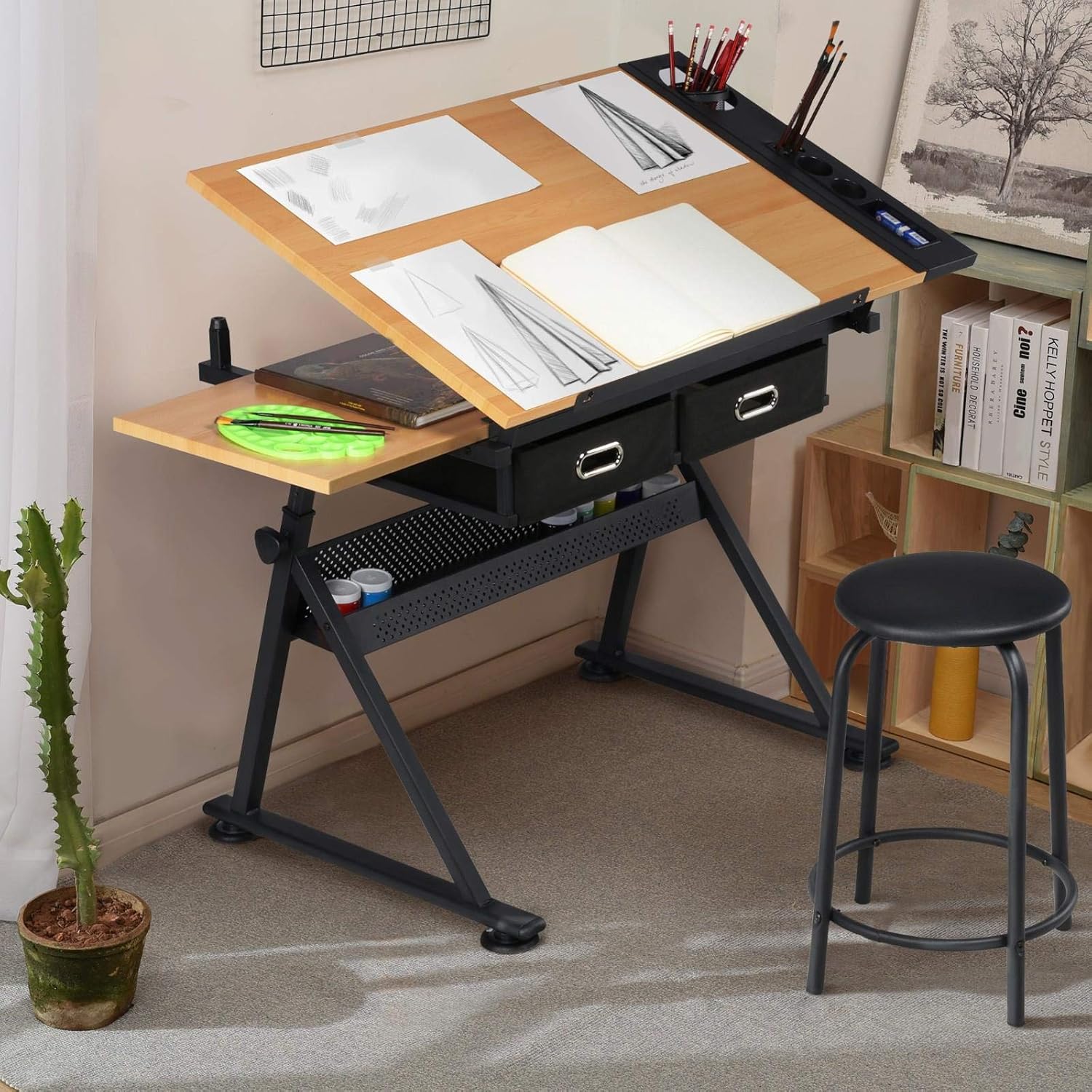 Meja Gambar yang Dapat Disesua - Office Furniture Set ulasan dan harga