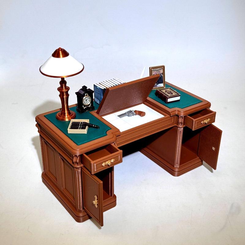 Set Kursi Meja Kantor Miniatur - Office Furniture Set ulasan dan harga