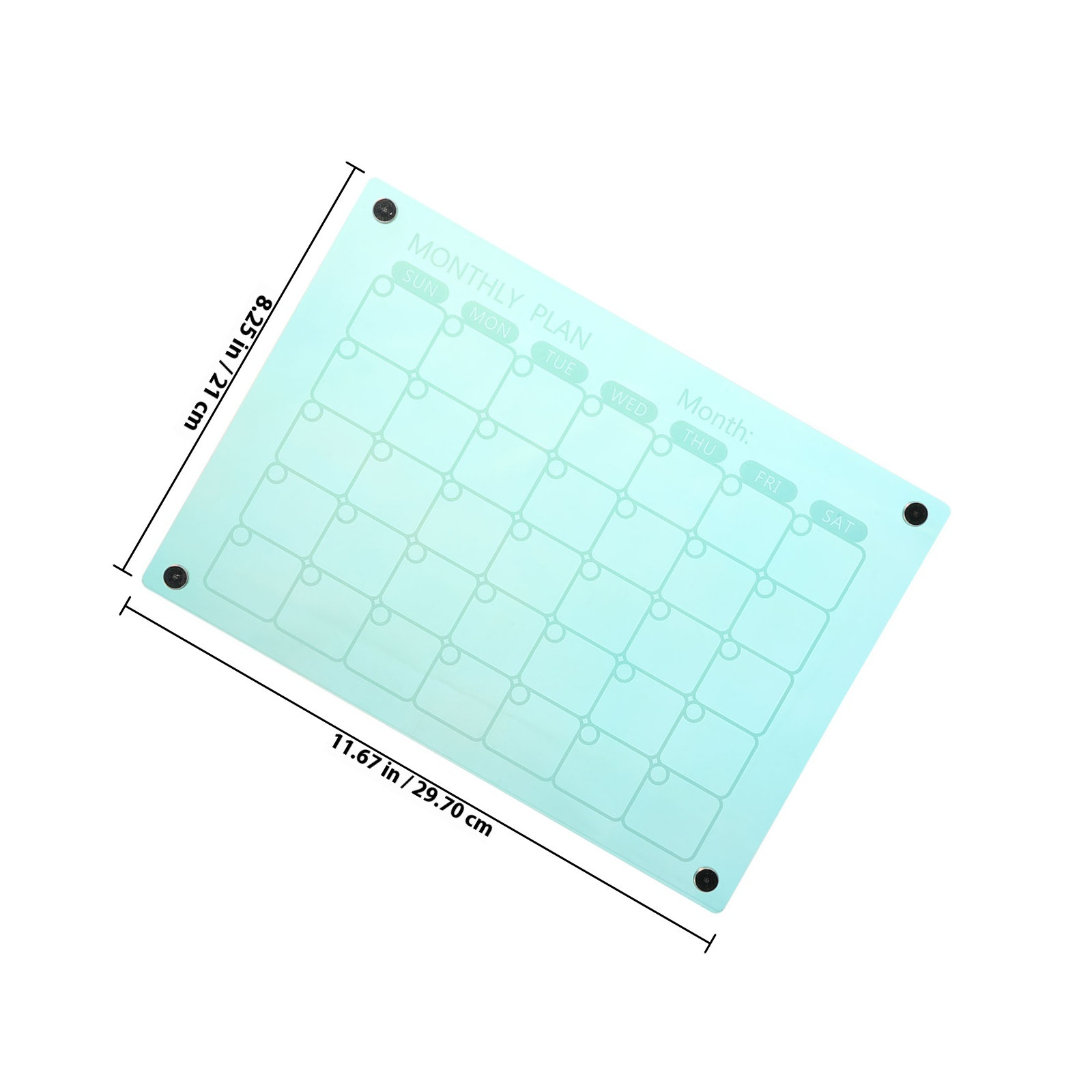 Papan Perencanaan Bulanan Akri - Magnetic Whiteboard Calendar ulasan dan harga