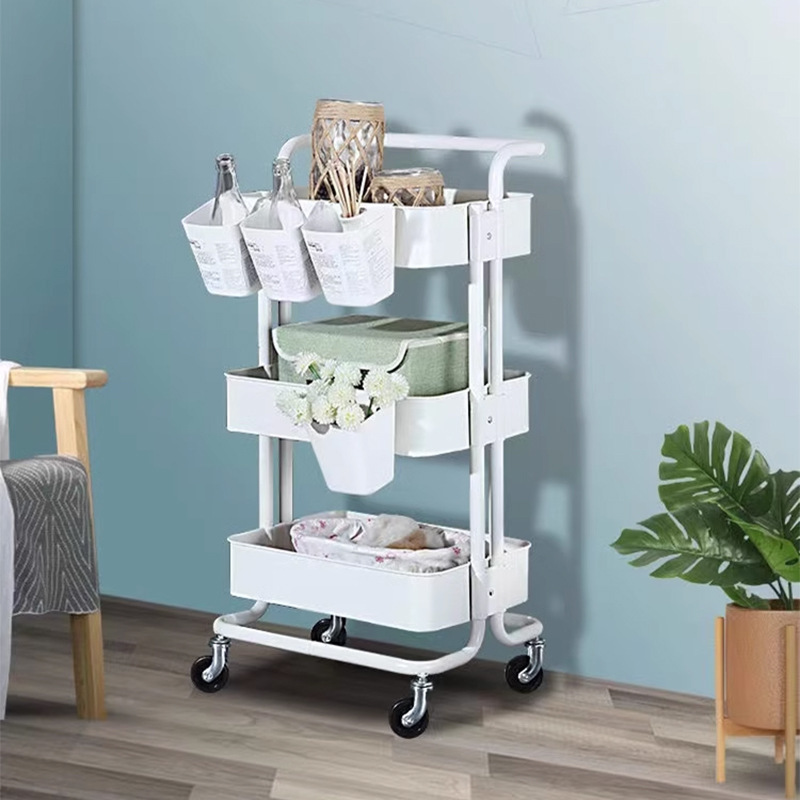 Troli Penyimpanan Alat Nail Ar - Book Cart Rolling ulasan dan harga