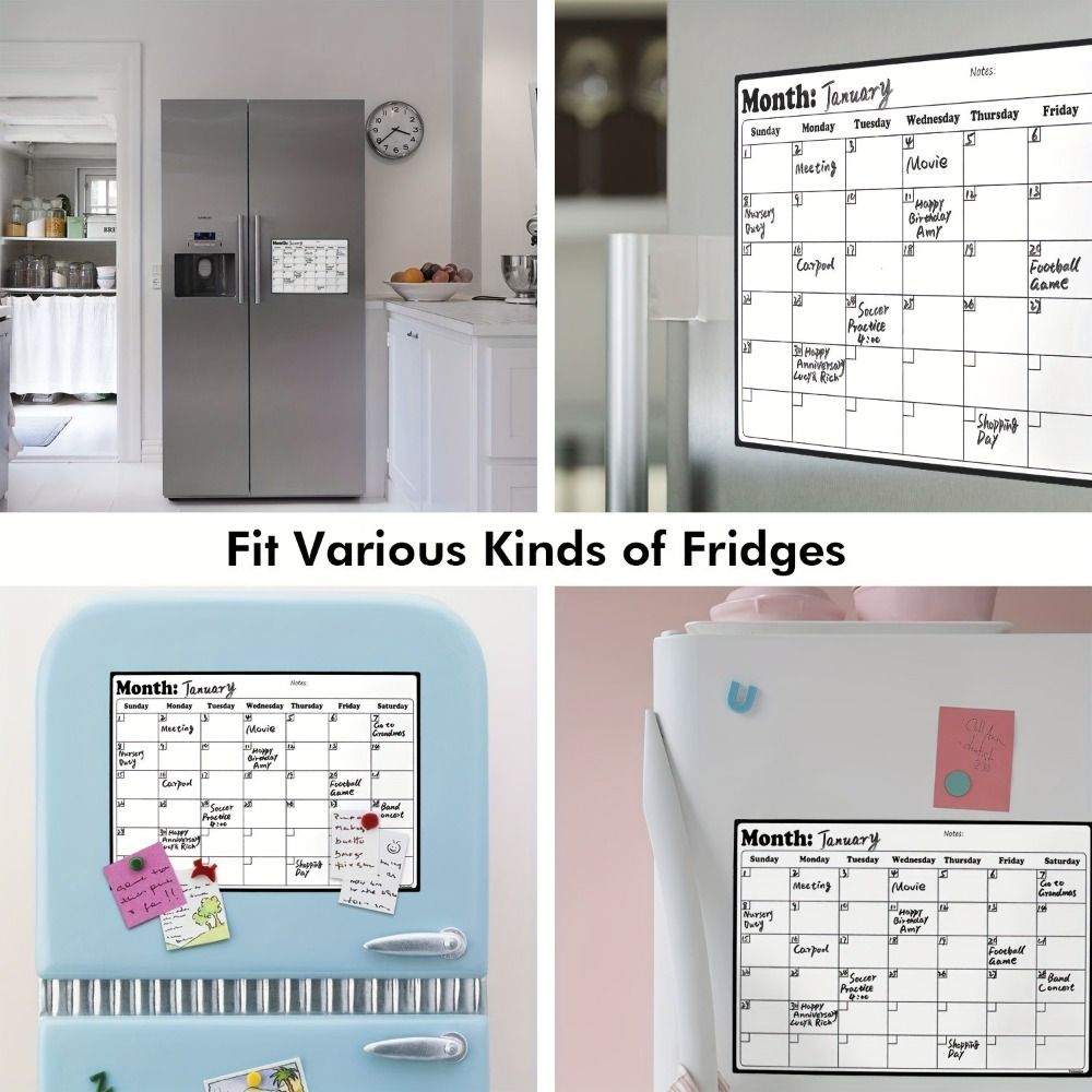 1Pc Kalender Papan Tulis Magne - Magnetic Whiteboard Calendar ulasan dan harga