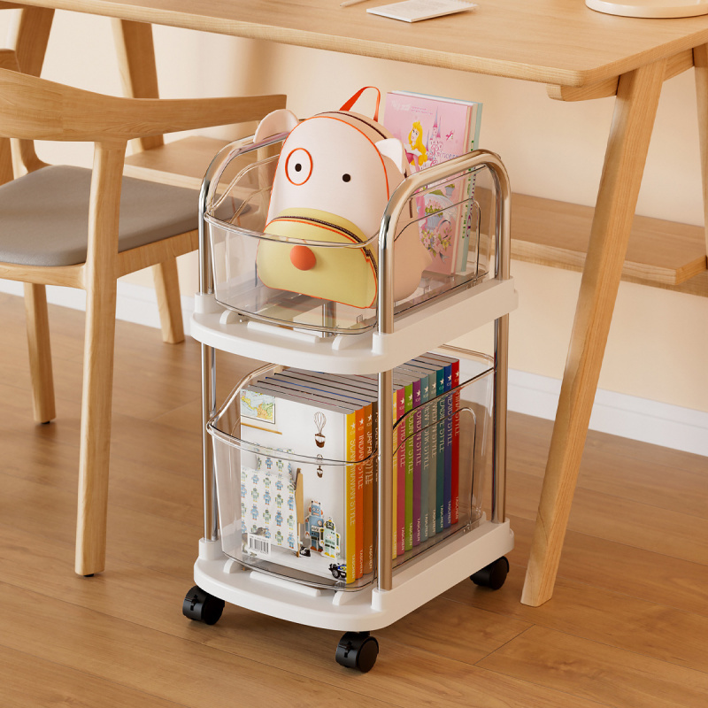 Troli Penyimpanan Plastik Bero - Book Cart Rolling ulasan dan harga