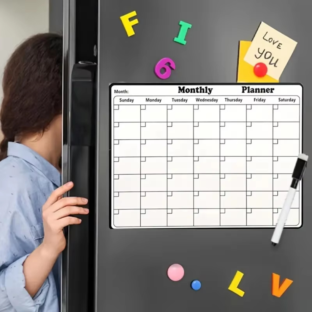 Kalender Papan Tulis Magnetik  - Magnetic Whiteboard Calendar ulasan dan harga
