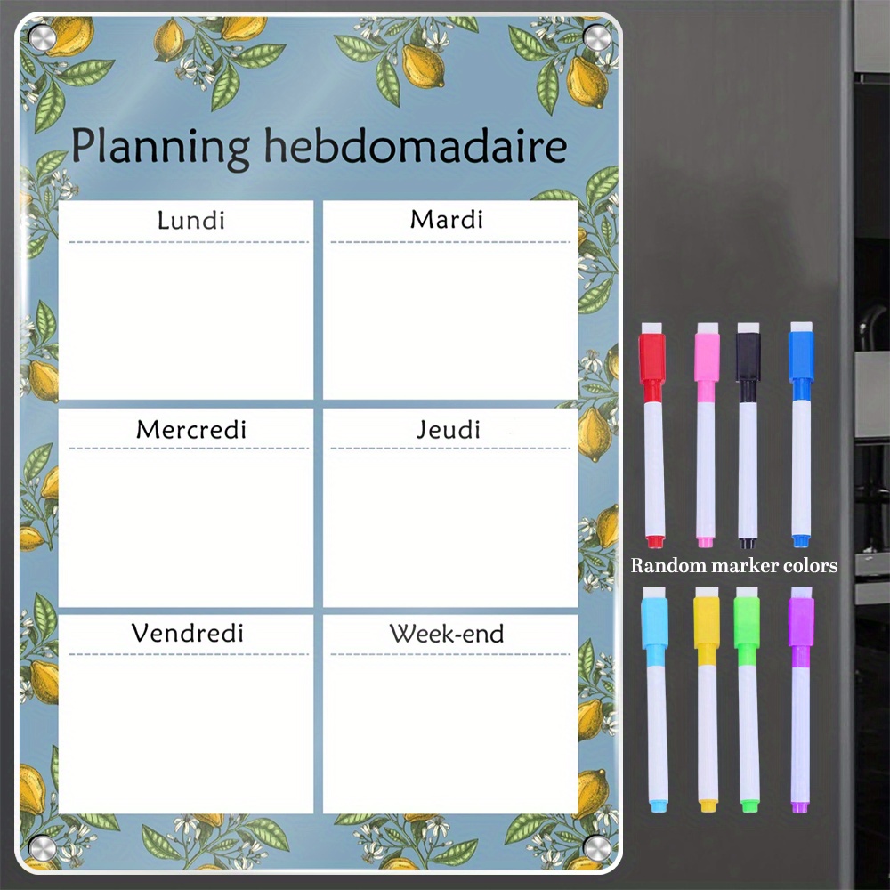 Kalender Magnetik Mingguan 16, - Magnetic Whiteboard Calendar ulasan dan harga