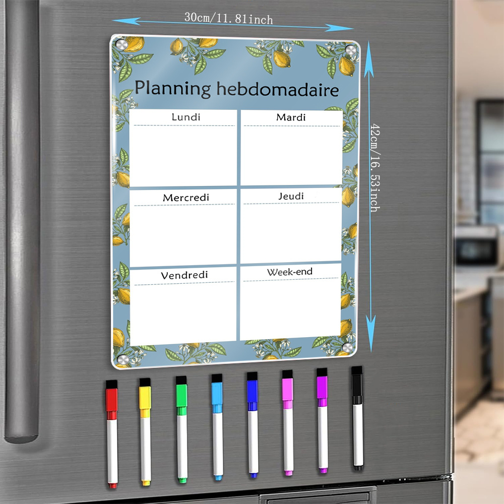Kalender Magnetik Mingguan 16, - Magnetic Whiteboard Calendar ulasan dan harga