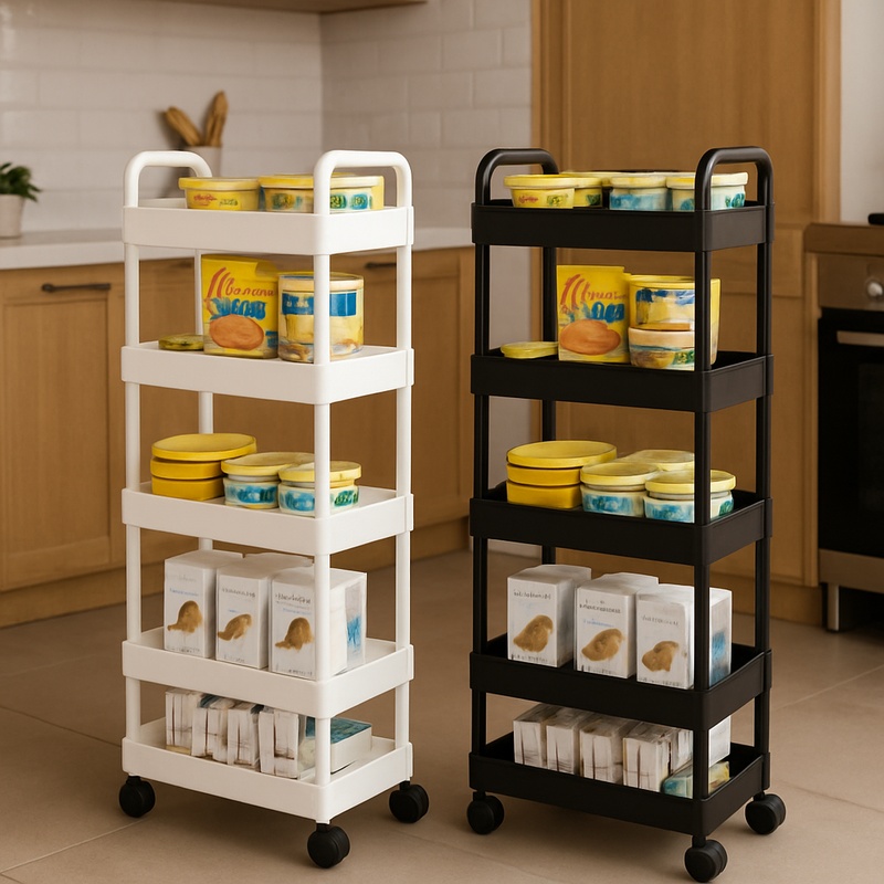 Troli Penyimpanan 5 Tingkat Be - Book Cart Rolling ulasan dan harga