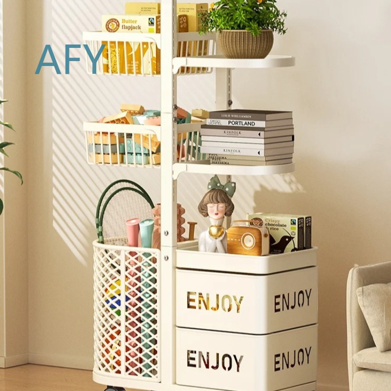 Organizer Penyimpanan Mainan A - Book Cart Rolling ulasan dan harga