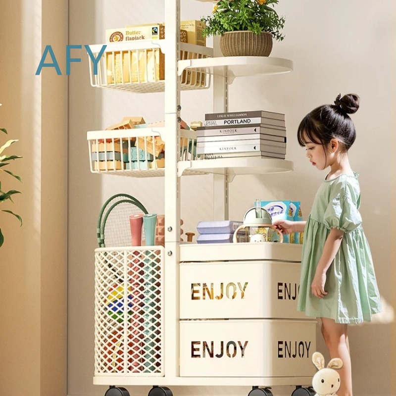Organizer Penyimpanan Mainan A - Book Cart Rolling ulasan dan harga