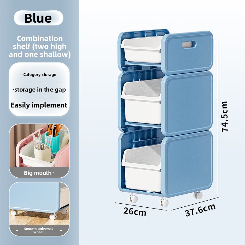 Troli Penyimpanan Ransel Rumah - Book Cart Rolling ulasan dan harga