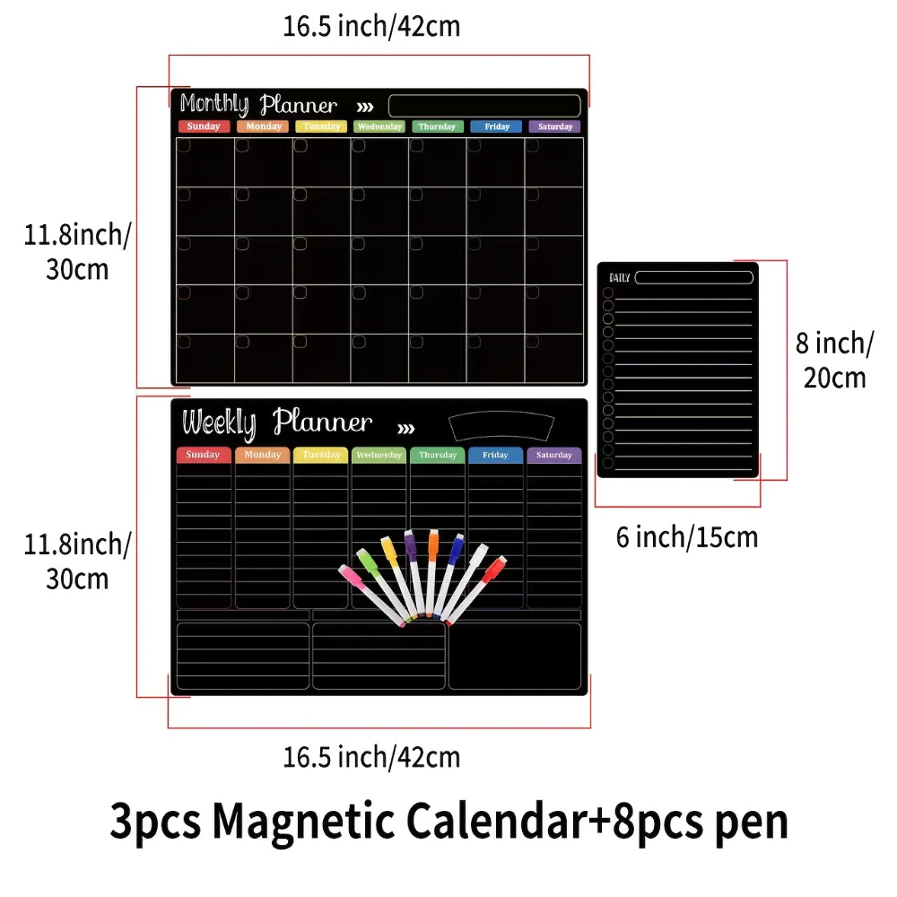 Papan Kalender Magnetik untuk  - Magnetic Whiteboard Calendar ulasan dan harga
