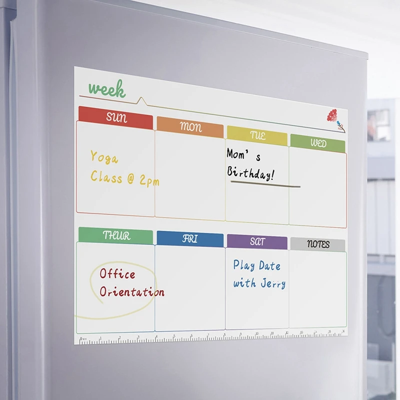 Rencana Harian Minggu Bulan Ka - Magnetic Whiteboard Calendar ulasan dan harga