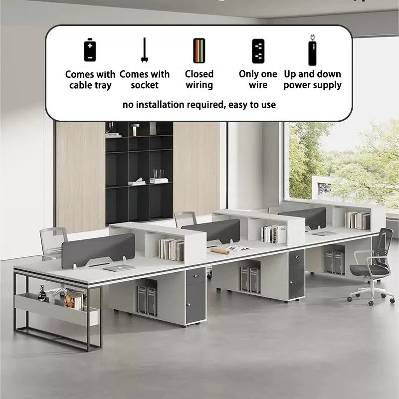 Set Meja dan Kursi Kerja Staf  - Office Furniture Set ulasan dan harga