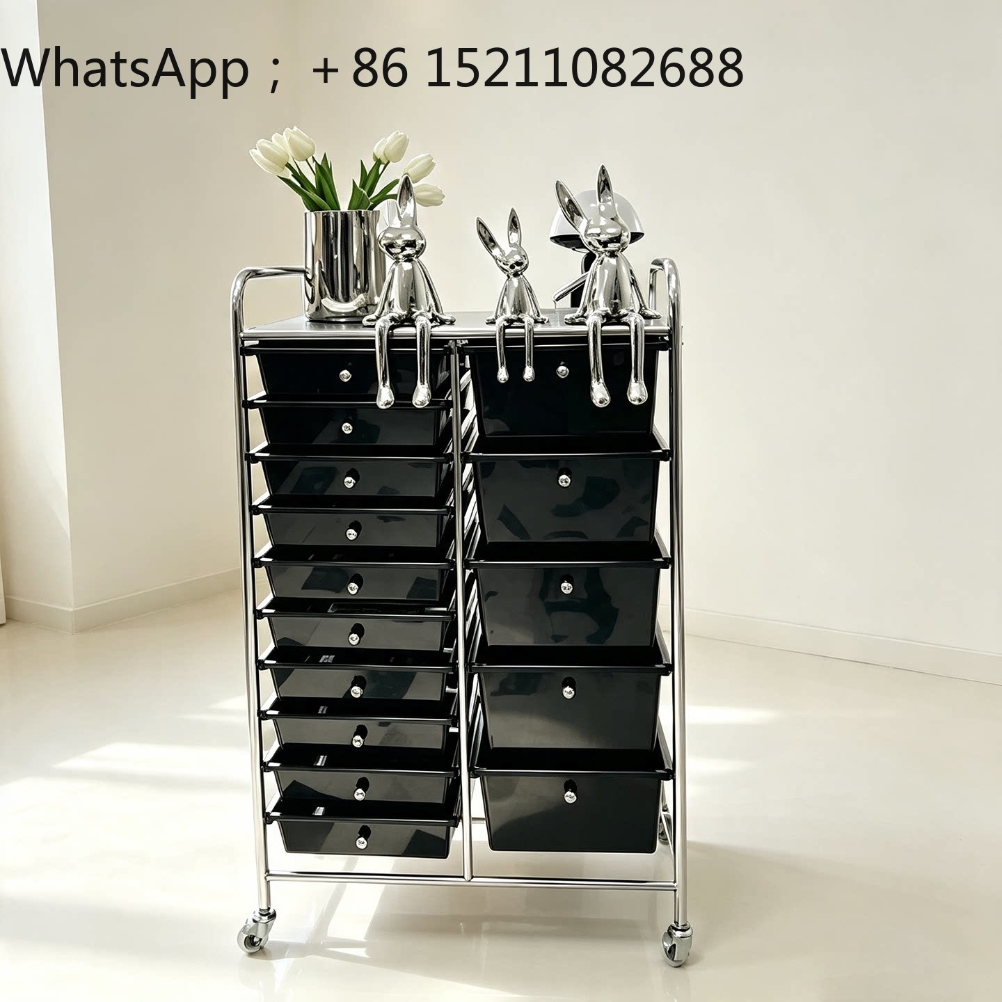 Lemari penyimpanan kosmetik SC - Locker Storage Metal ulasan dan harga